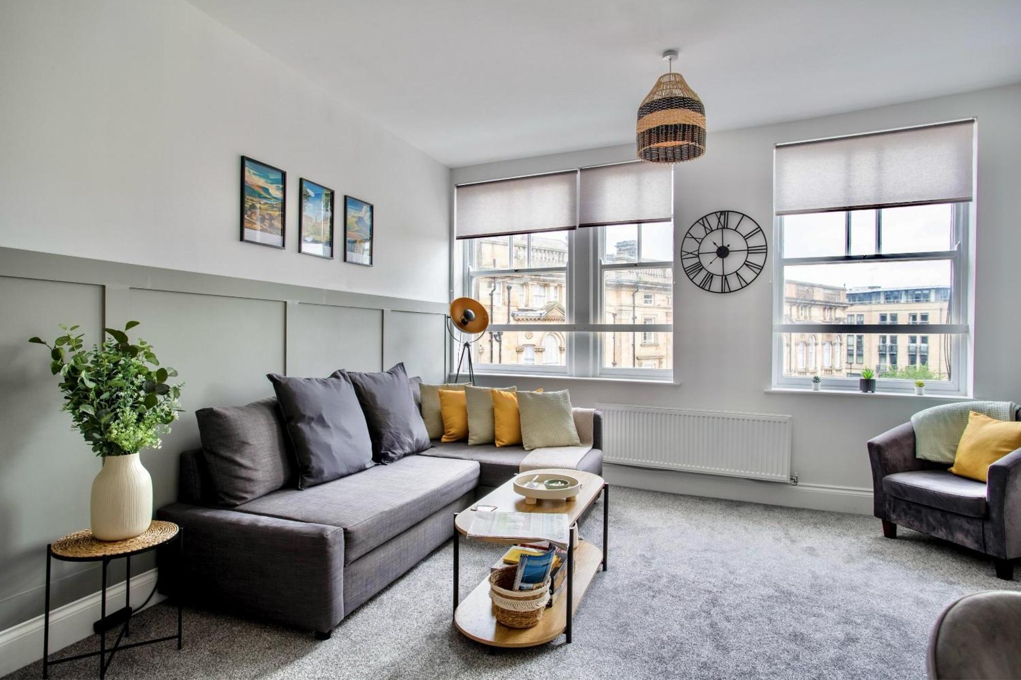 The Yorkshire Crown - Luxury Apartment - Free Parking Nearby Harrogate Bagian luar foto